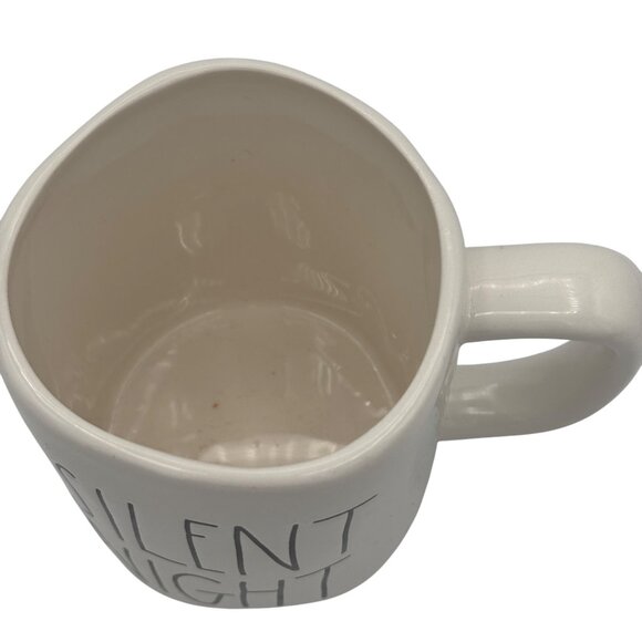 Rae Dunn Silent Night Ceramic Mug 14 Oz White Artisan Collection by Magenta - Picture 2 of 4
